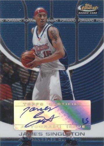 2005-06 Topps Finest - James Singleton #138