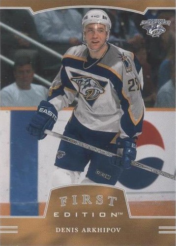 2002-03 In the Game Be A Player First Edition - Denis Arkhipov #251