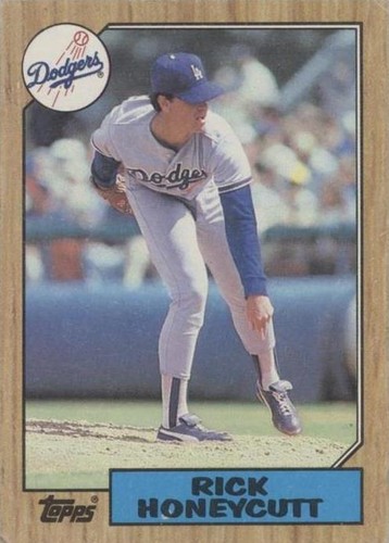 1987 Topps - Rick Honeycutt #753