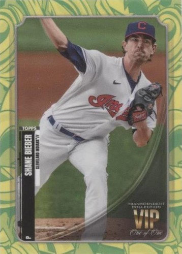 2021 Topps Transcendent Collection VIP Party - Shane Bieber #VIP-64
