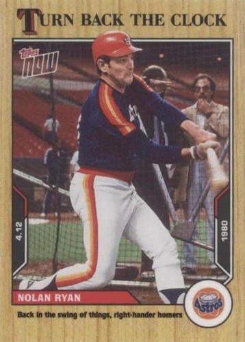 2021 Topps Now Turn Back the Clock - Nolan Ryan #12