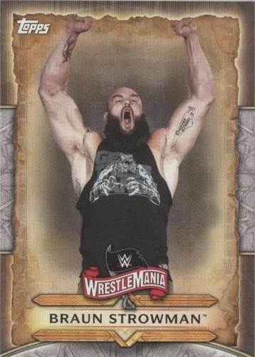 2020 Topps WWE Road to Wrestlemania - Braun Strowman #WM-13