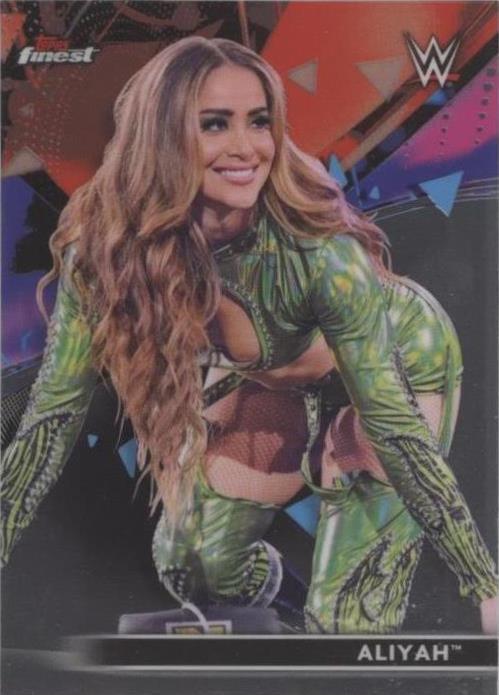 2021 Topps Finest WWE - Aliyah #75
