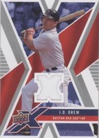 2008 Upper Deck X - J.D. Drew #UDXM-DR