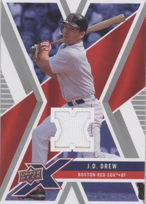 2008 Upper Deck X - J.D. Drew #UDXM-DR