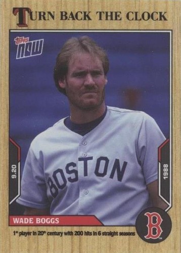 2021 Topps Now Turn Back the Clock - Wade Boggs #173