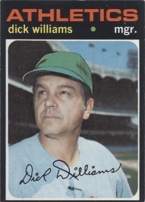 Topps 1971 - Dick Williams #714