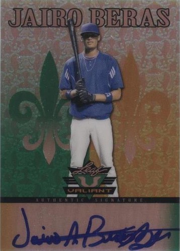 2012 Leaf Valiant - Jairo Beras #VA-JB3