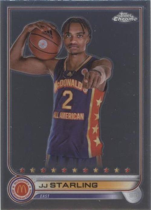 2022 Topps Chrome McDonald's All American - J.J. Starling #56
