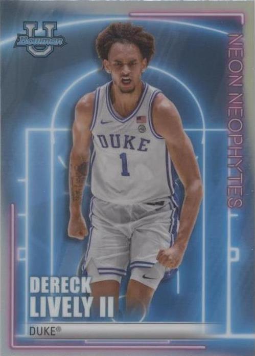 2022-23 Bowman University Best - Dereck Lively #NN-15