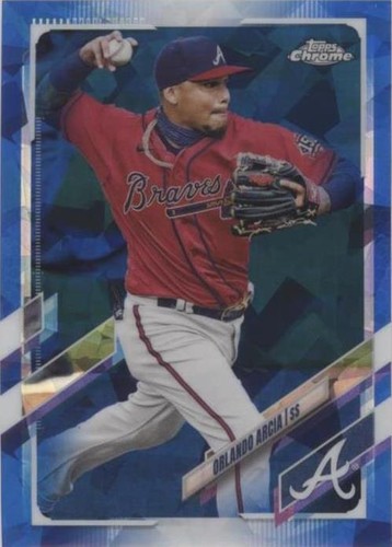 2021 Topps Chrome Sapphire Edition - Orlando Arcia #91