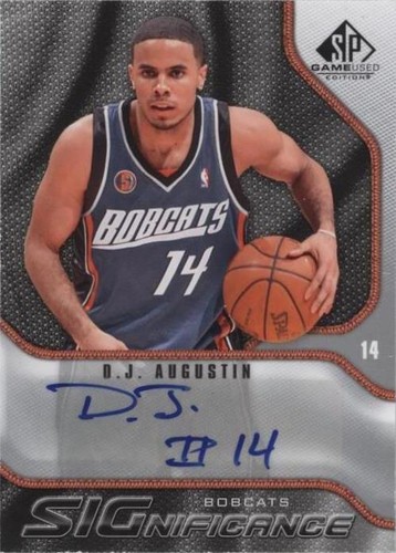 2009-10 SP Game Used - D.J. Augustin #S-DA
