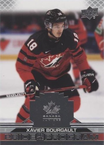 2022 Upper Deck Team Canada Juniors - Xavier Bourgault #80