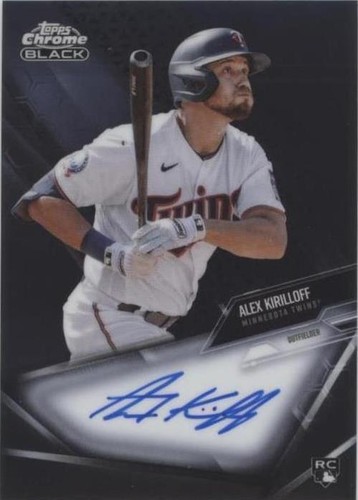 2021 Topps Chrome Black - Alex Kirilloff #CBA-AK