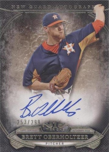 2015 Topps Tier One - Brett Oberholtzer #NGA-BOB
