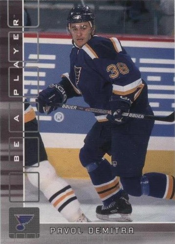 2001-02 In the Game Be A Player Memorabilia - Pavol Demitra #45
