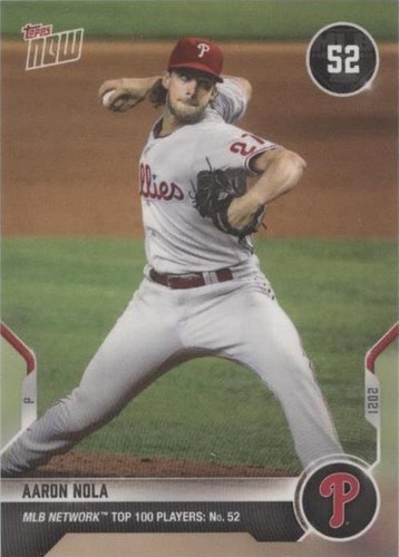 2021 Topps Now MLB Network Top 100 Players - Aaron Nola #T-52