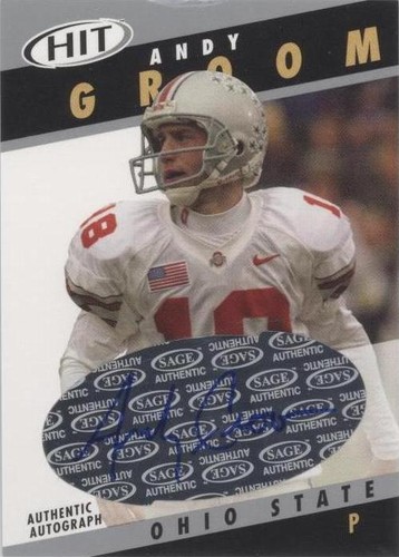 2003 SAGE Hit Andy Groom #A13