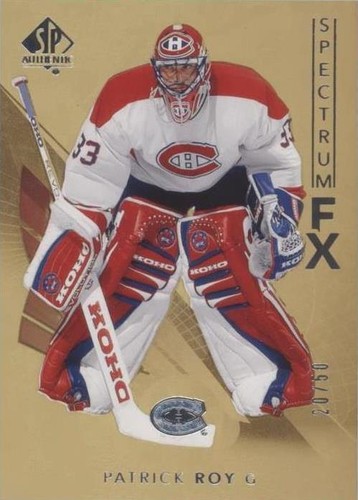 2017-18 SP Authentic - Patrick Roy #S-38