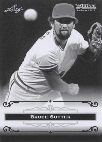 2012 Leaf National Convention - Bruce Sutter #BS1