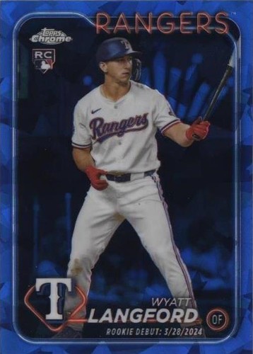 2024 Topps Chrome Update Series Sapphire Edition - Wyatt Langford #USCS341