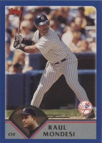 メジャーリーグ　カード　Raul Mongesi Raul Mondesi - 2003 New York Yankees - 2.5 x 3.5 custom card