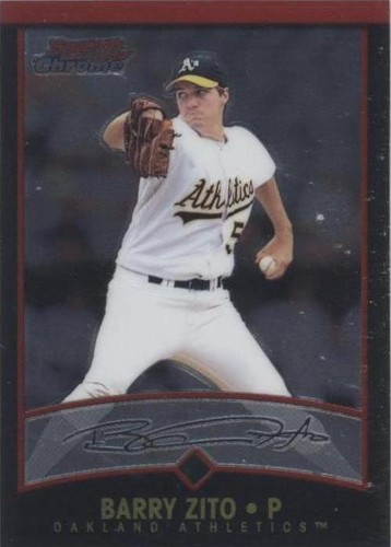 2001 Bowman Chrome - Barry Zito #98