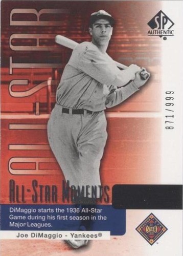 2004 SP Authentic - Joe DiMaggio #134