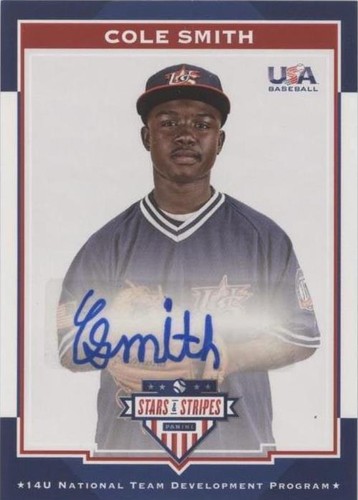 2017 Panini USA Baseball Stars & Stripes - Cole Smith #44