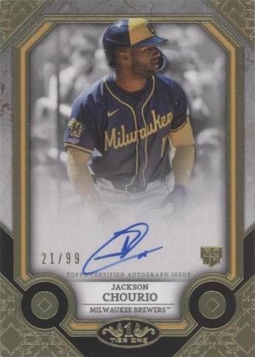 2024 Topps Tier One - Jackson Chourio #T1A-JC