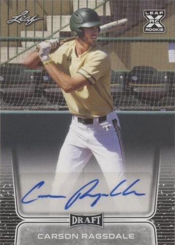 2020 Leaf Draft - Carson Ragsdale #BA-CR2