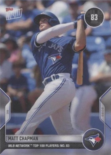 2022 Topps Now MLB Network Top 100 Players - Matt Chapman #T-83