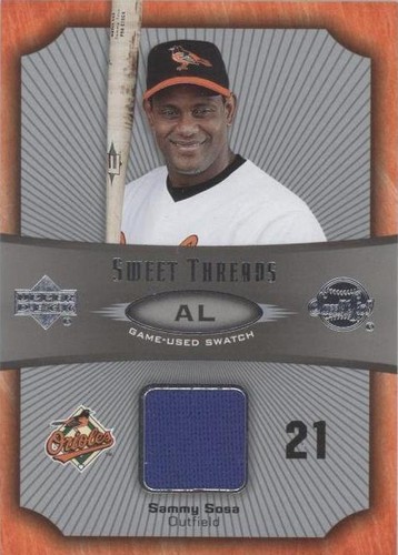 2005 Upper Deck Sweet Spot - Sammy Sosa #ST-SS