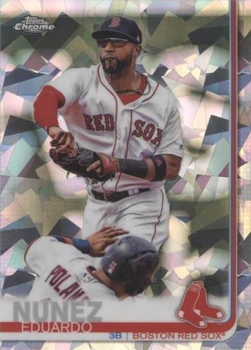 2019 Topps Chrome Sapphire Edition - Eduardo Nunez #407