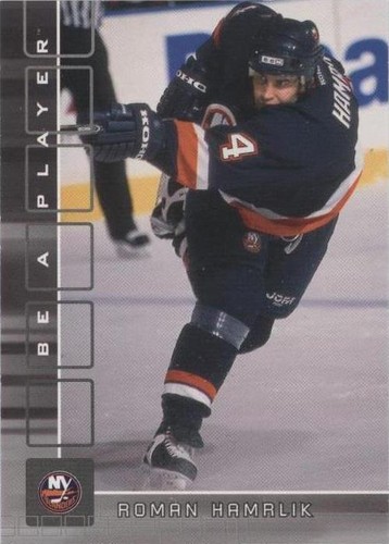 2001-02 In the Game Be A Player Memorabilia - Roman Hamrlik #180