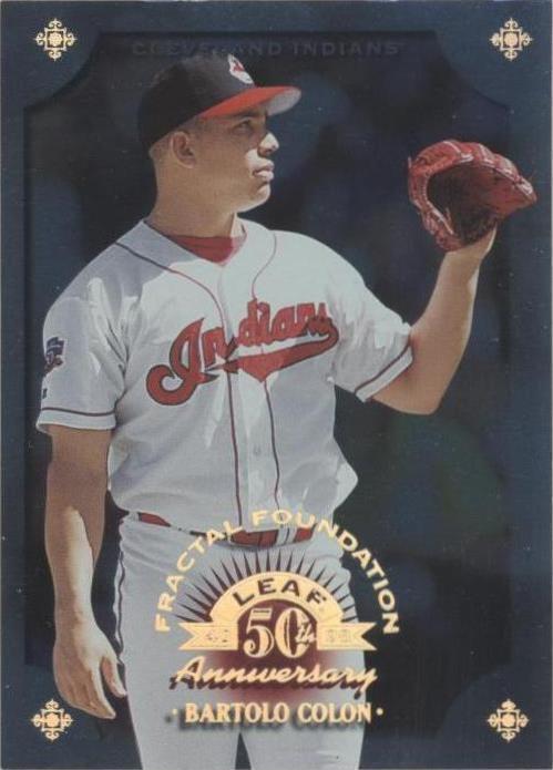 Base fractal hoja 1998 - Bartolo Colon #88