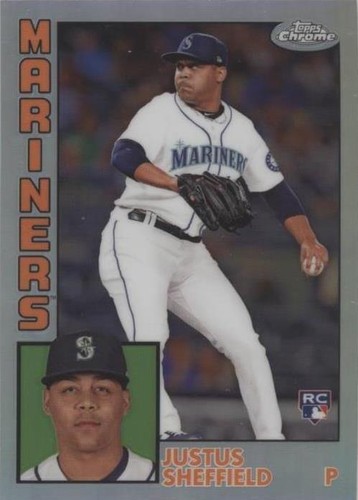 2019 Topps Chrome - Justus Sheffield #84TC-23