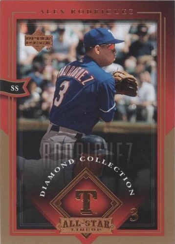 2004 Upper Deck Diamond Collection All-Star Lineup - Alex Rodriguez #85