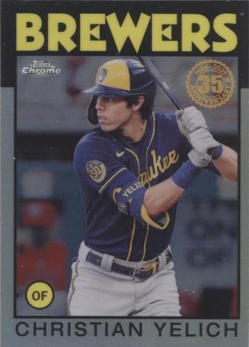 2021 Topps Chrome - Christian Yelich #86BC-7