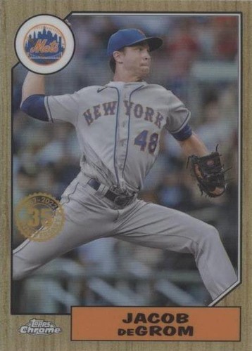 2022 Topps Chrome - Jacob deGrom #87BC-7
