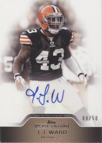 2011 Topps Precision T.J. Ward #PCVA-TW
