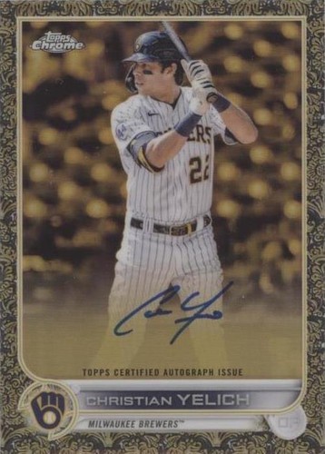 2022 Topps Gilded Collection - Christian Yelich #GEA-CY