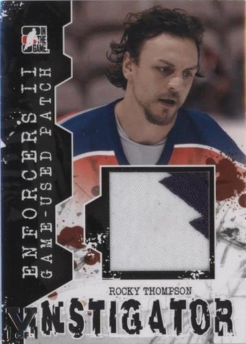 2013-14 In the Game Enforcers II - Rocky Thompson #IM-20