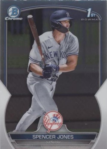 Spencer Jones Baseball Trading Cards