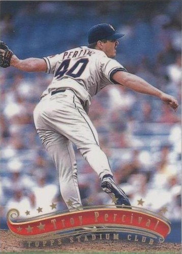 Troy Percival メジャー盾　エンジェルス 1998 Troy Percival Card #67 Anaheim Angels Topps Baseball MLB