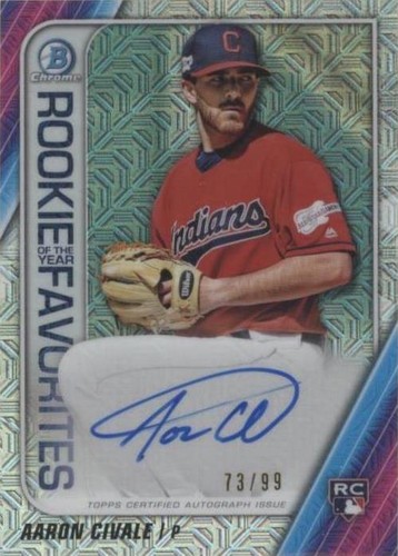 2020 Bowman - Aaron Civale #ROYFA-AC