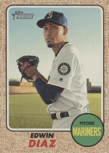 2017 Topps Heritage High Number - Edwin Diaz #702