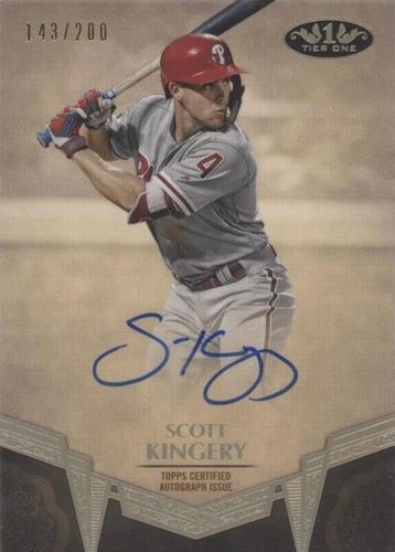 2019 Topps Tier One - Scott Kingery #BA-SK