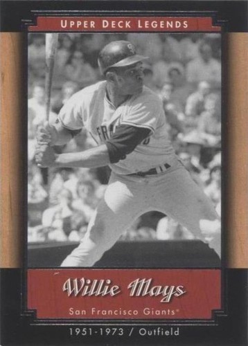 2001 Upper Deck Legends - Willie Mays #69