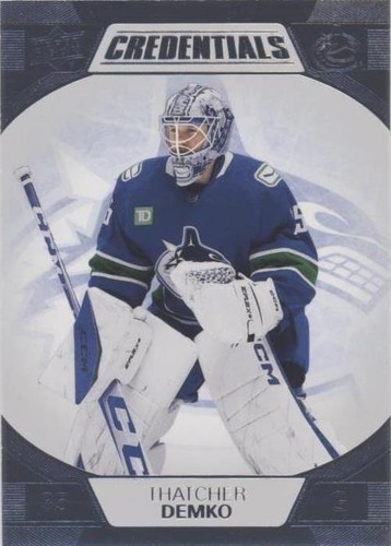 2022-23 Upper Deck Credentials - Thatcher Demko #86